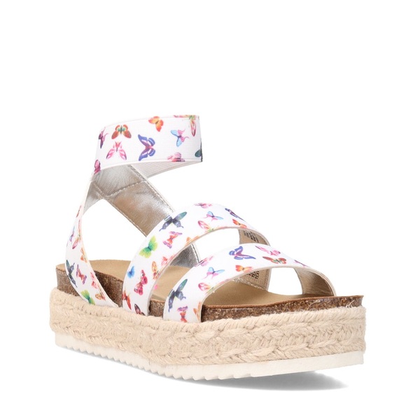 Steve Madden Kids Butterfly Print Sandals - Girl’s Size 2 New in Box - Picture 11 of 11